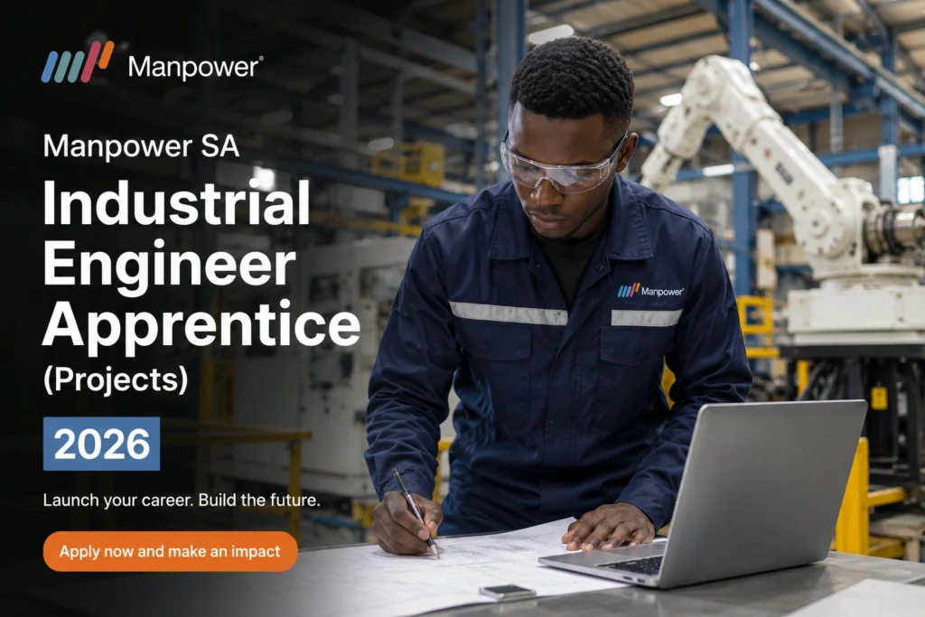Manpower SA Industrial Engineer Apprentice Manpower SA Industrial Engineer Apprentice