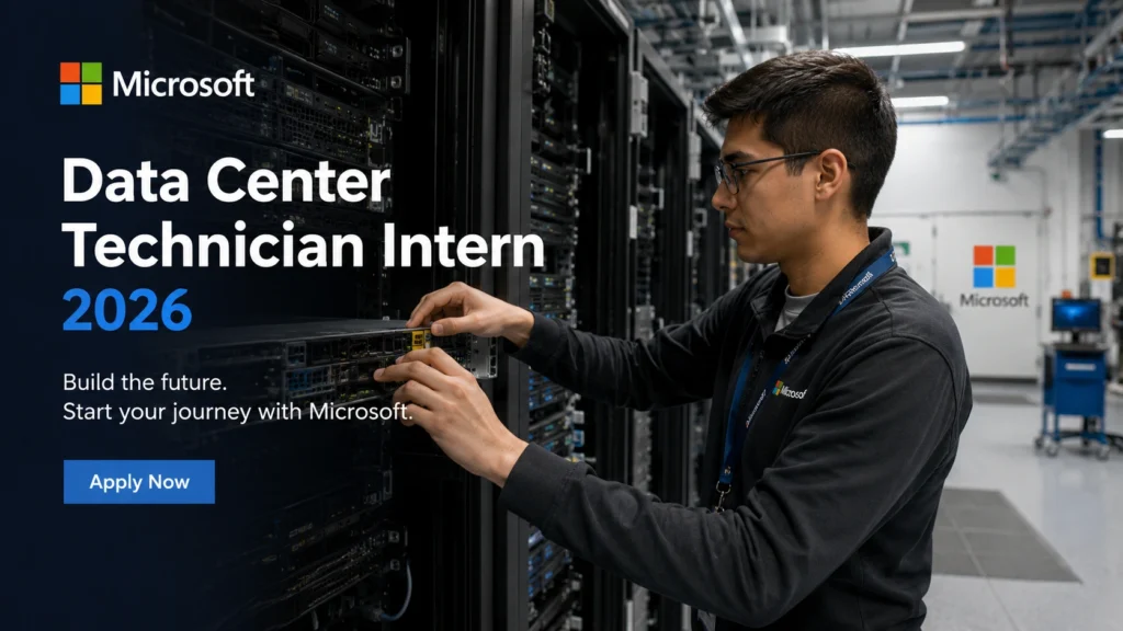 Microsoft Data Center Technician Intern 2026