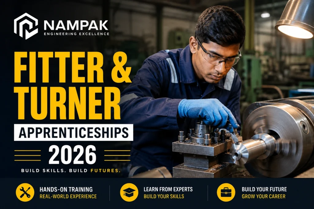 Nampak Fitter & Turner Apprenticeships 2026 Nampak Fitter & Turner Apprenticeships 2026