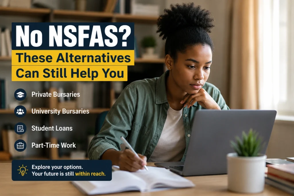 No NSFAS These Alternatives Can Still Help You No NSFAS? These Alternatives Can Still Help You