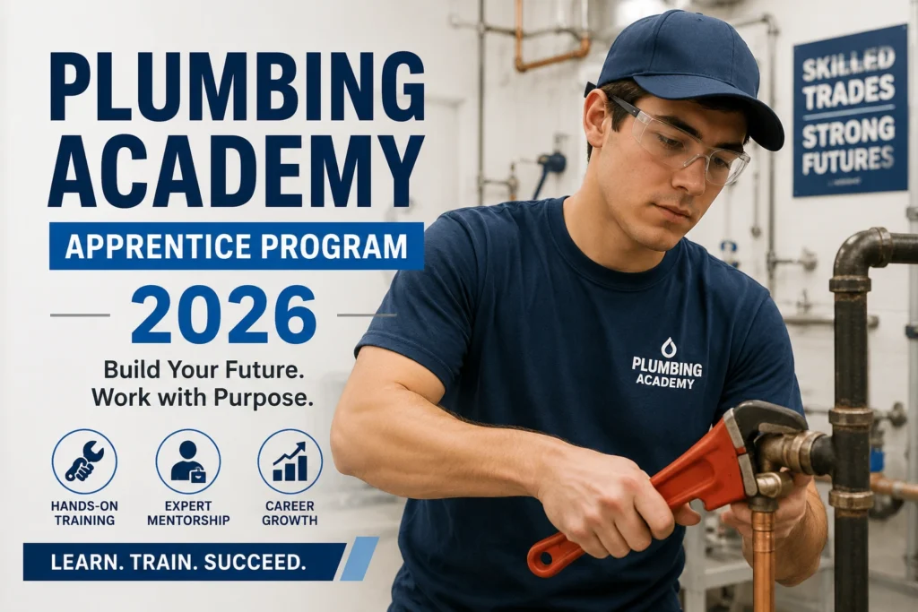 Plumbing Academy Apprentice Program 2026