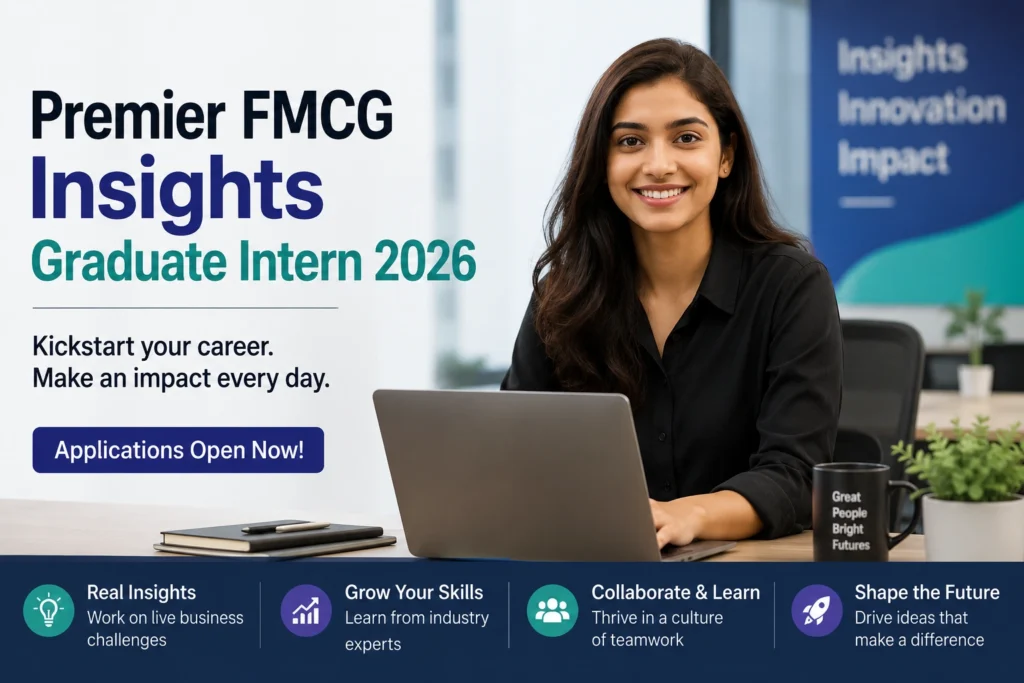 Premier FMCG Insights Graduate Intern 2026 2 Premier FMCG Insights Graduate Intern 2026