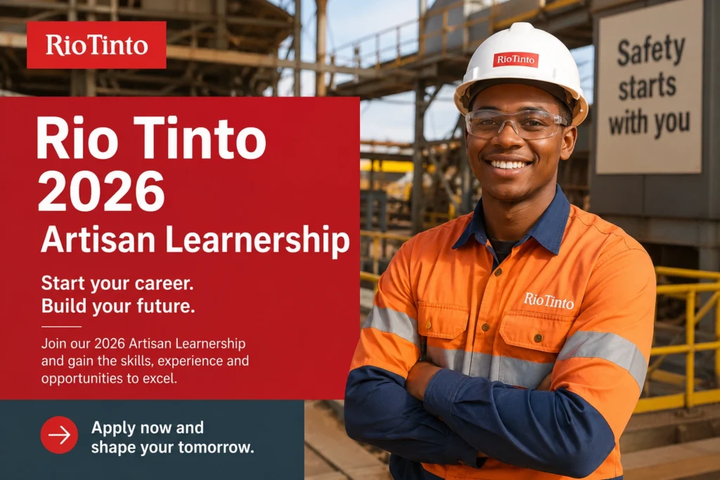 Rio Tinto 2026 Artisan Learnership
