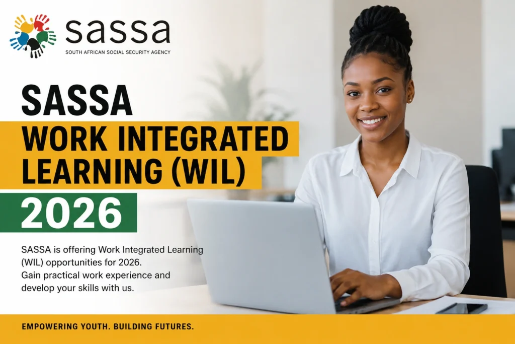 SASSA Work Integrated Learning (WIL) 2026 2 SASSA Work Integrated Learning (WIL) 2026