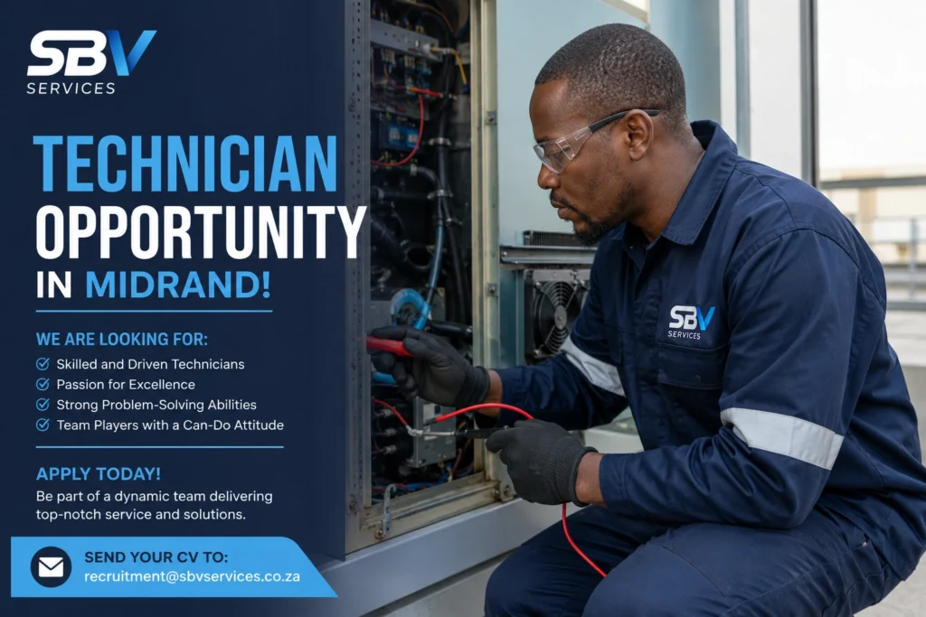 SBV Services Technician Opportunity