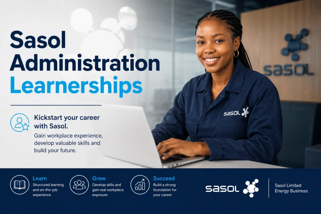 Sasol Administration Learnerships 2026