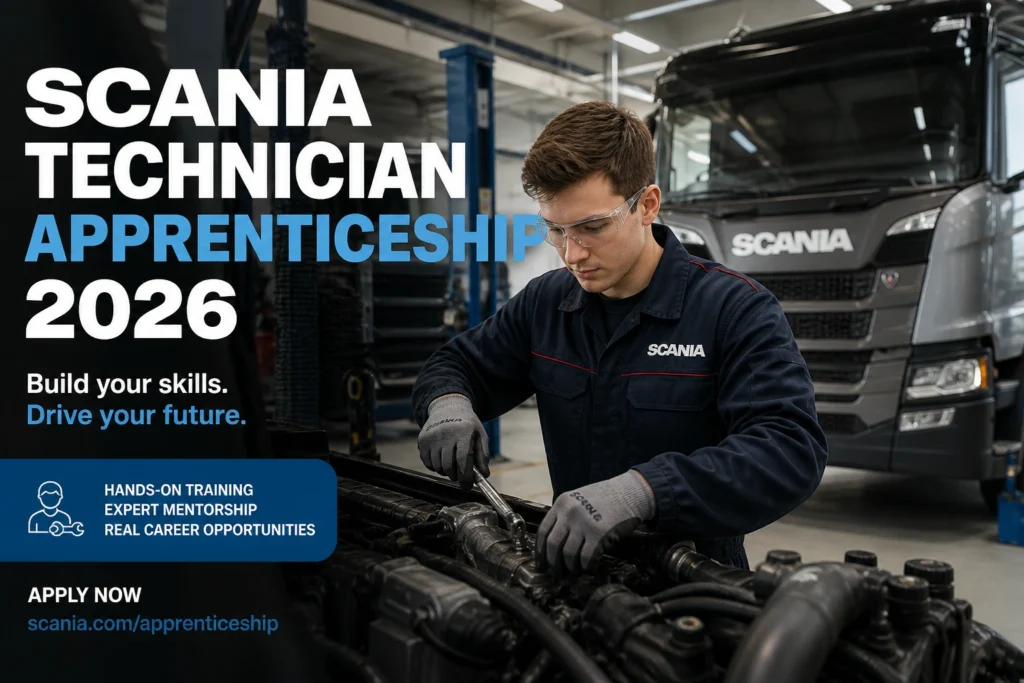 Scania Technician Apprenticeship 2026