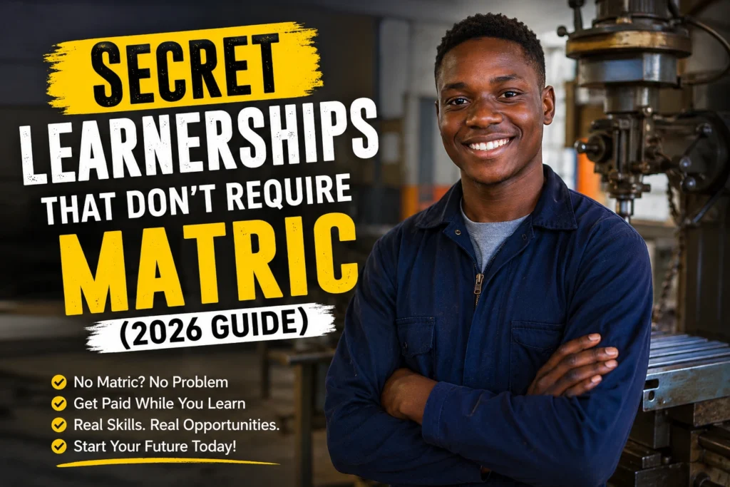 Secret Learnerships That Don’t Require Matric