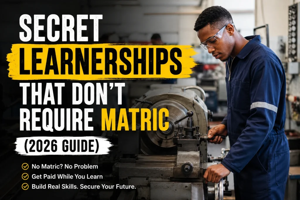 Secret Learnerships That Don’t Require Matric