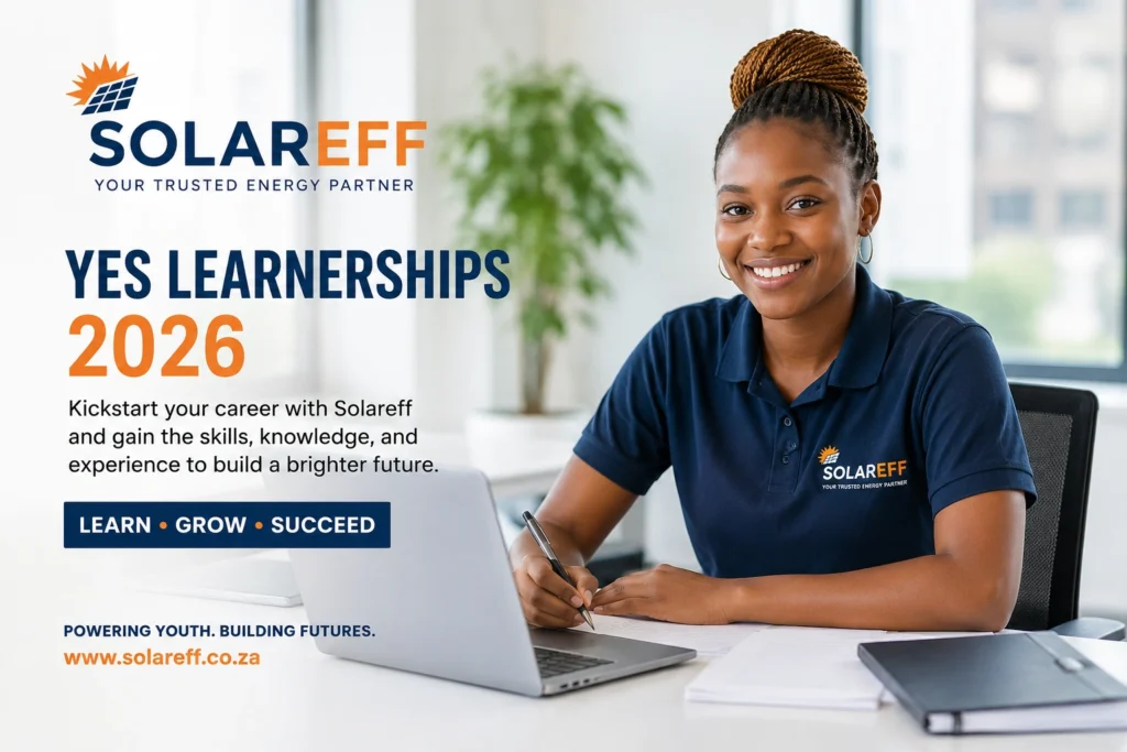 Solareff YES Learnerships 2026 Solareff YES Learnerships 2026