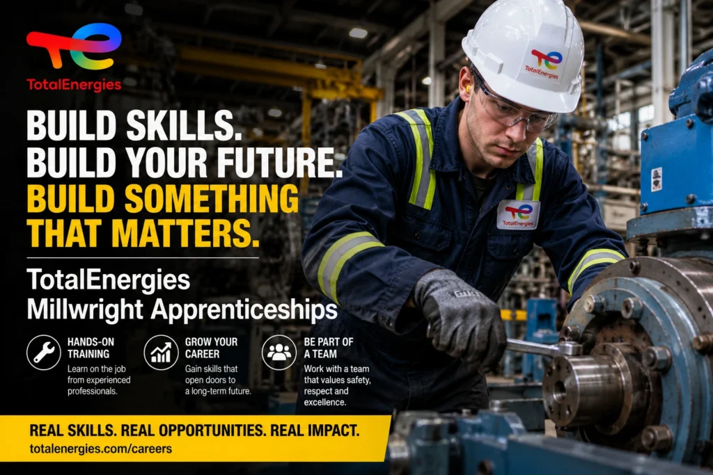 TotalEnergies Millwright Apprenticeships