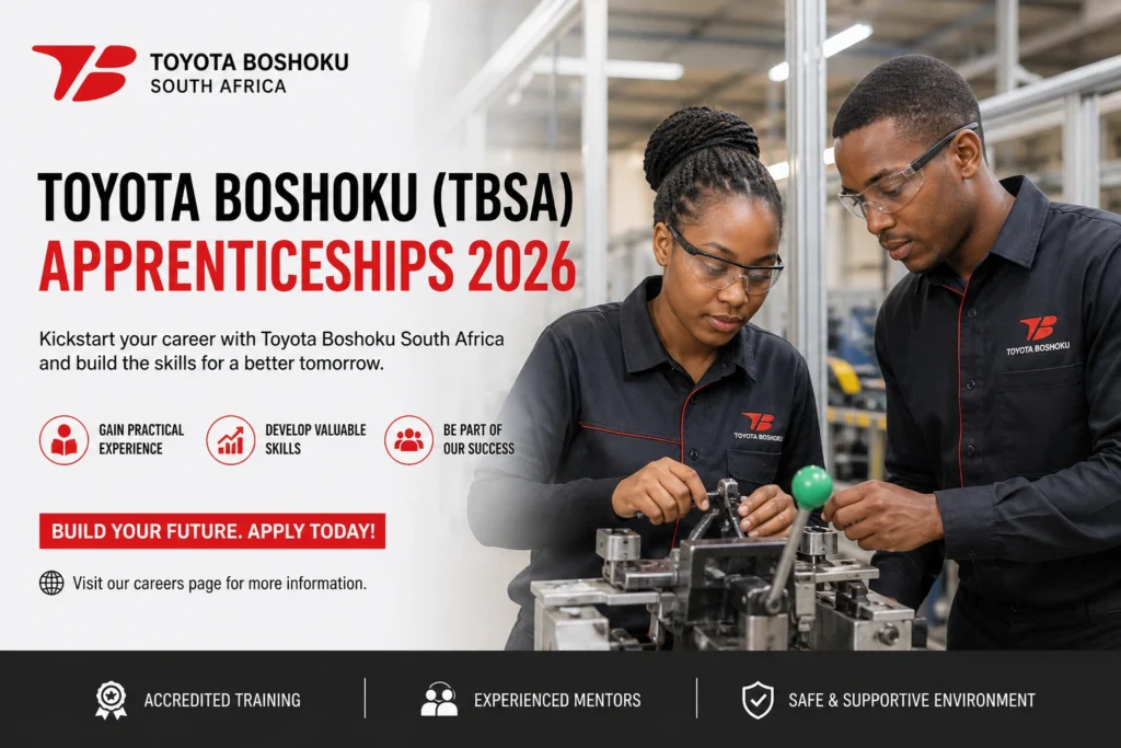 Toyota Boshoku (TBSA) Apprenticeships 2026