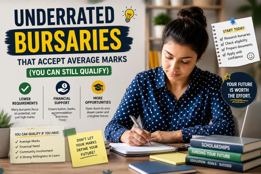 Underrated Bursaries That Accept Average Marks