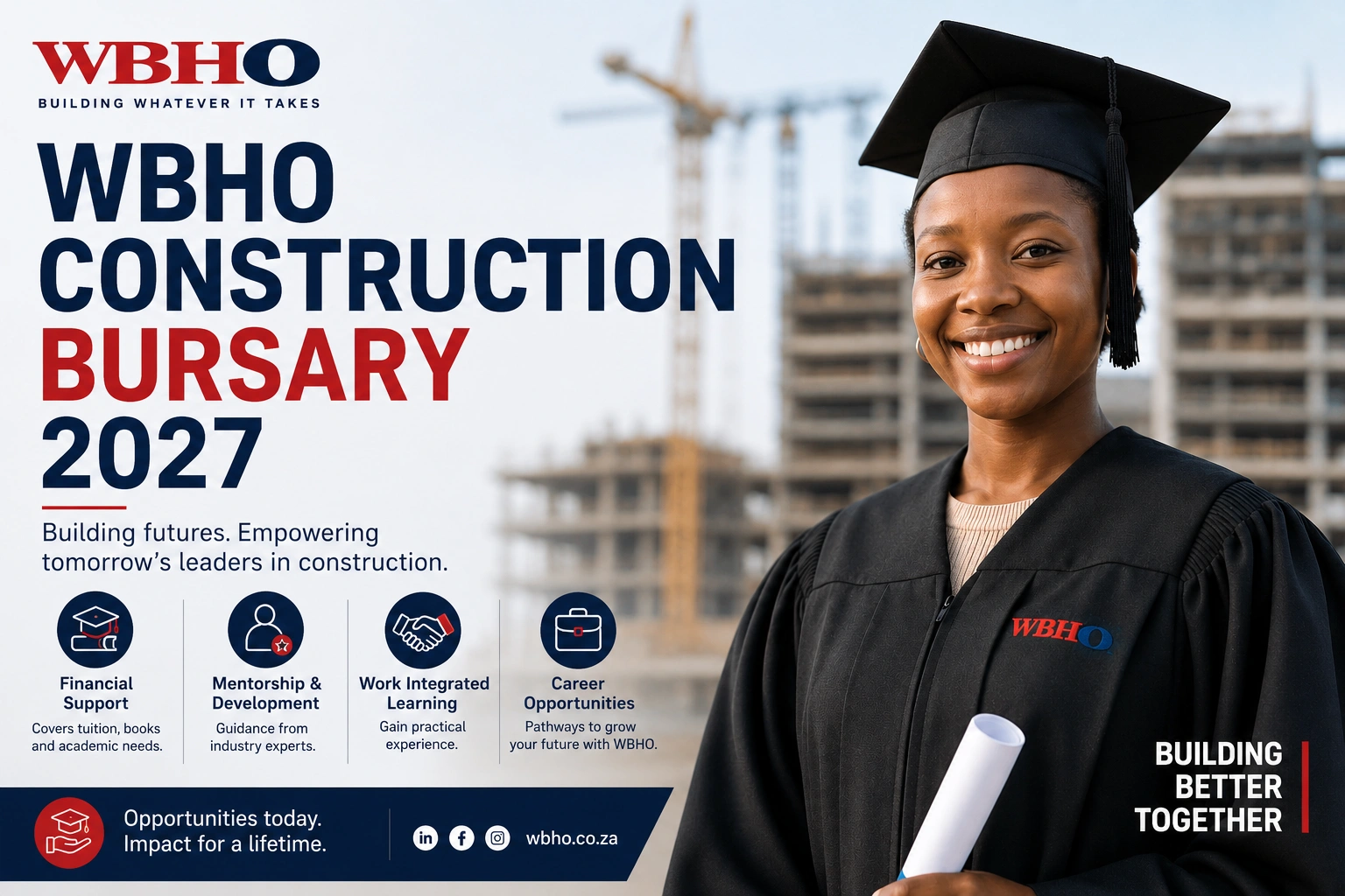 Wbho Sign WBHO Construction Bursary 2027 Apply Now! Let WBHO Handle Your Tuition ...