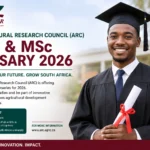 (ARC) PhD and MSc Bursary 2026