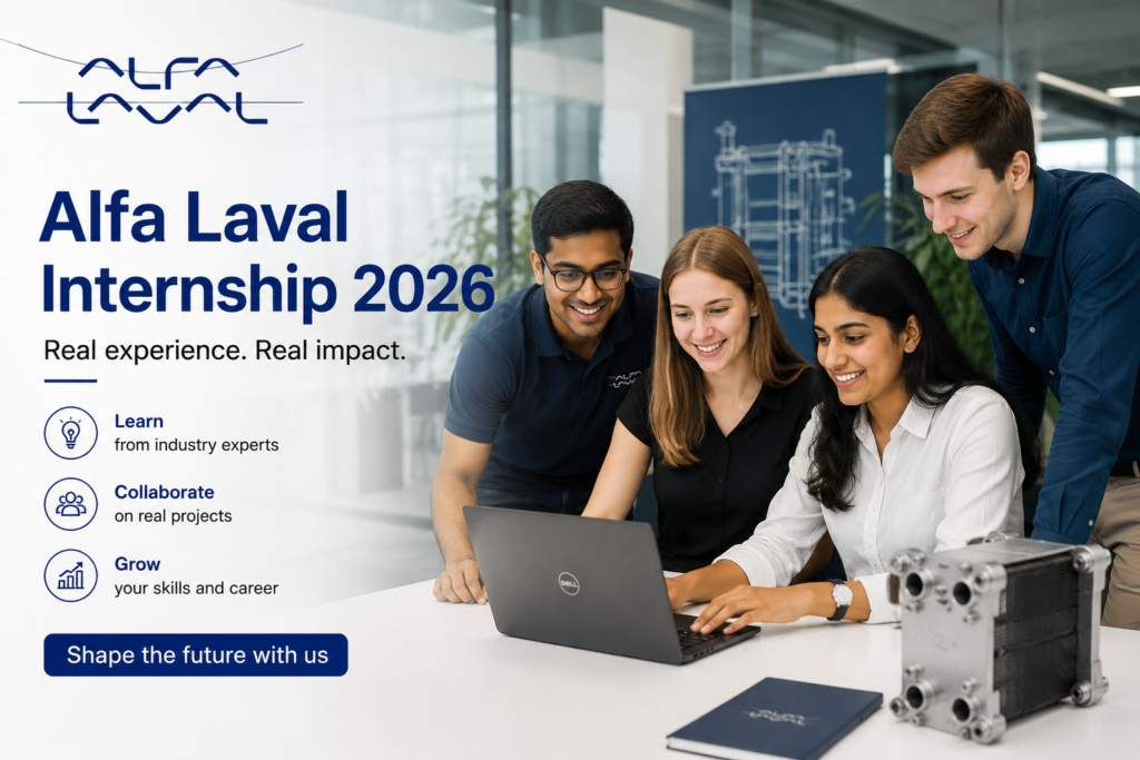 Alfa Laval Internship 2026