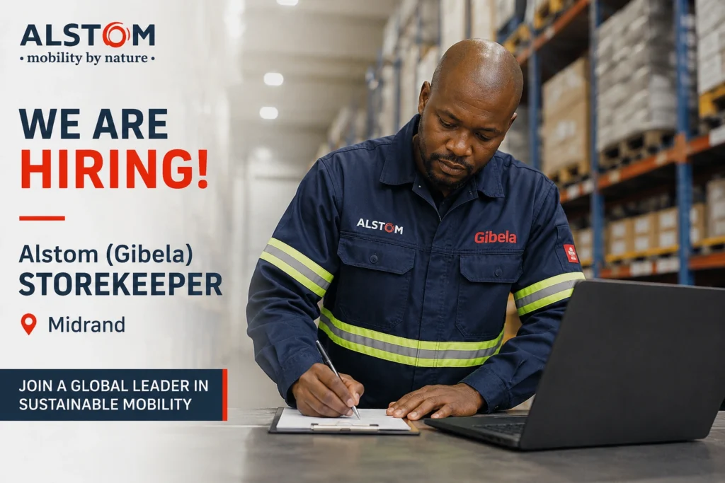 Alstom (Gibela) Storekeeper Alstom (Gibela) Storekeeper