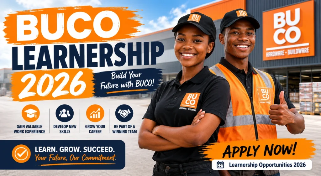 BUCO Learnership 2026 BUCO Learnership 2026