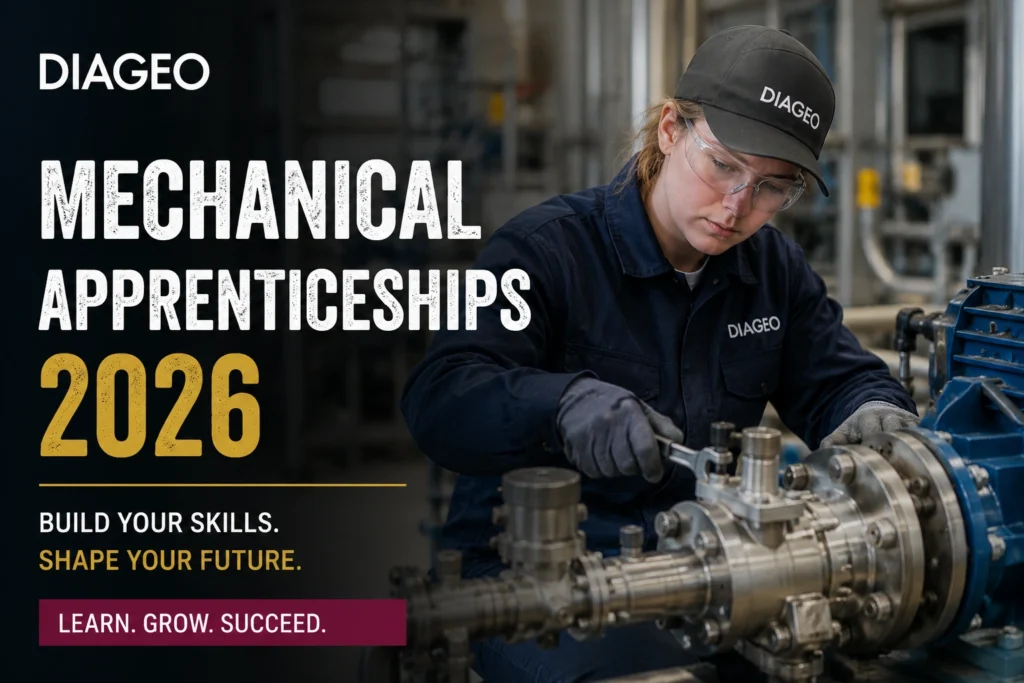 Diageo Mechanical Apprenticeships 2026 Diageo Mechanical Apprenticeships 2026