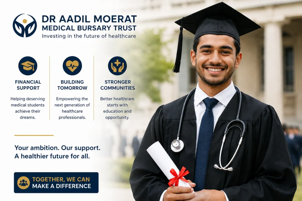 Dr Aadil Moerat Medical Bursary Trust 2026