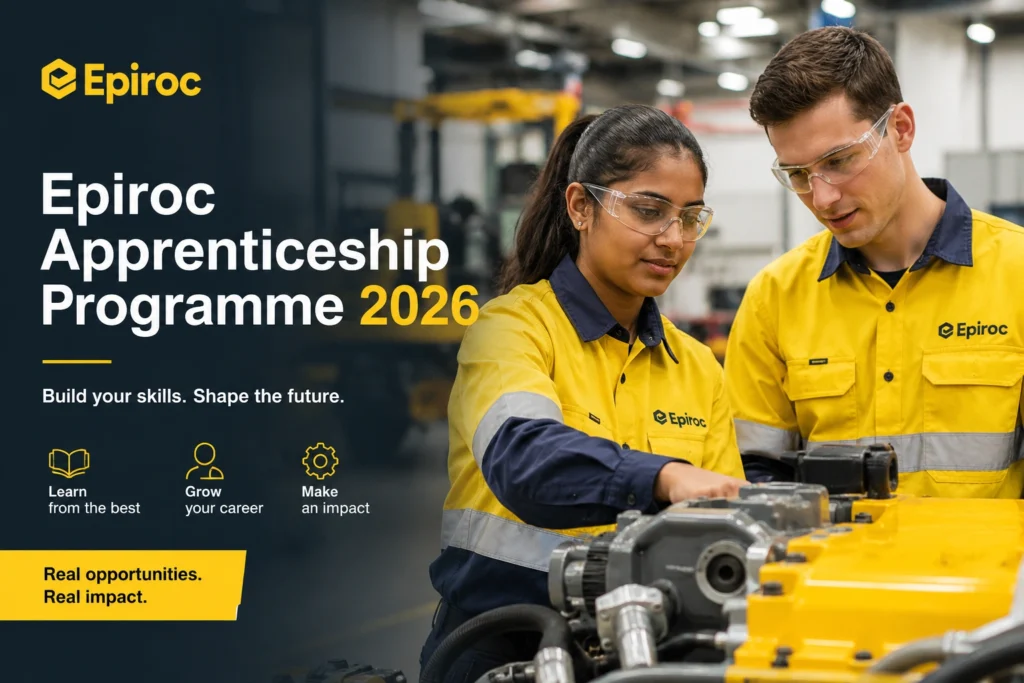 Epiroc Apprenticeship Programme 2026