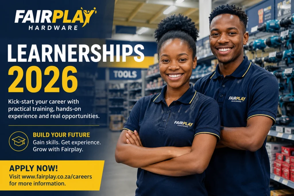 Fairplay Hardware Learnerships 2026