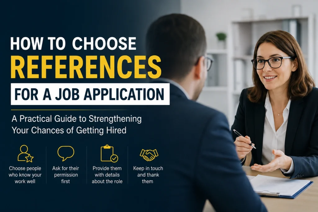 How to Choose References for a Job Application 2 How to Choose References for a Job Application