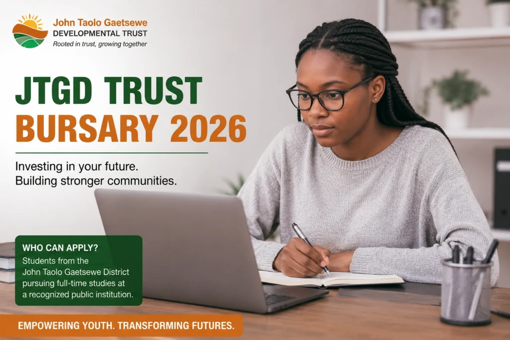 (JTGD) Trust Bursary 2026 (JTGD) Trust Bursary 2026
