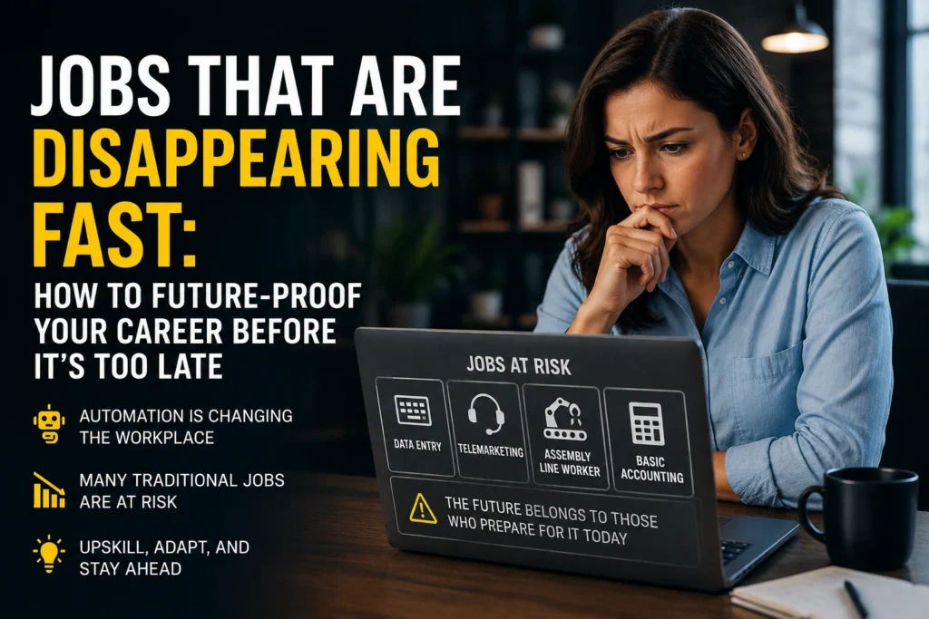 Jobs That Are Disappearing Fast