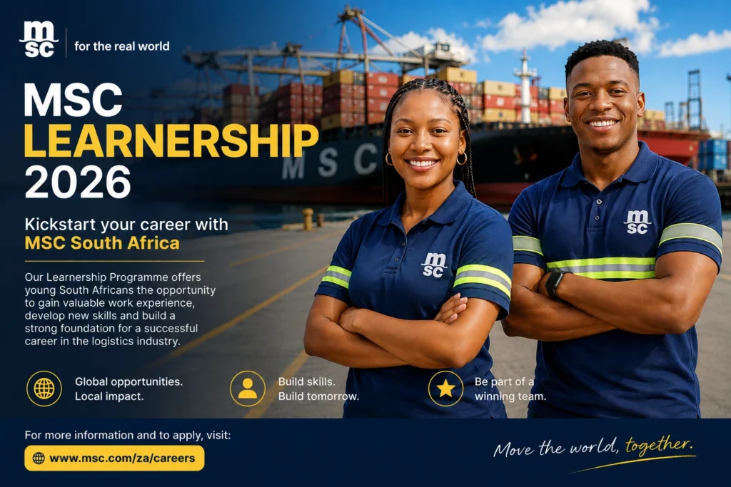 MSC Learnership 2026 MSC Learnership 2026
