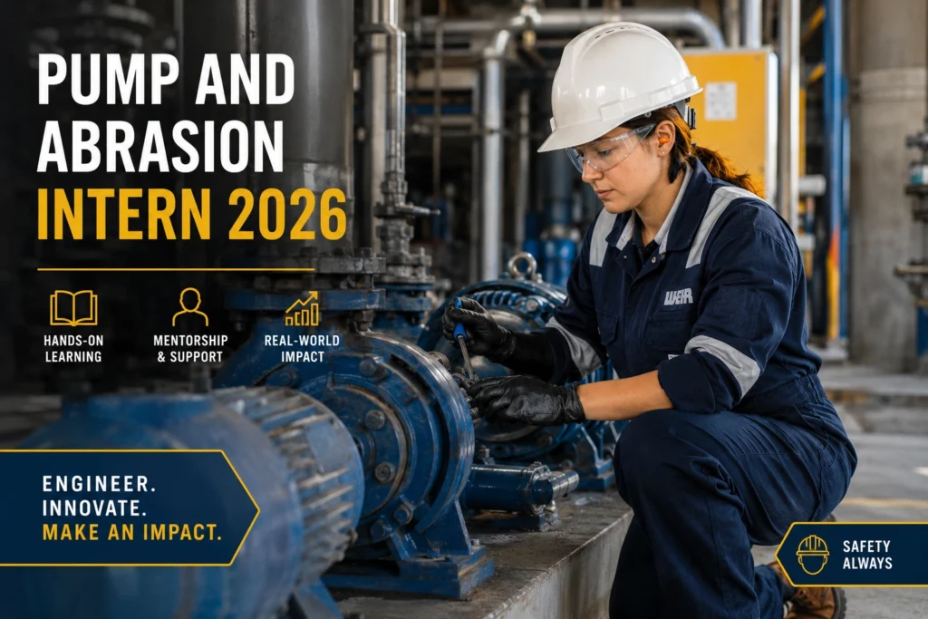 Pump and Abrasion Intern 2026