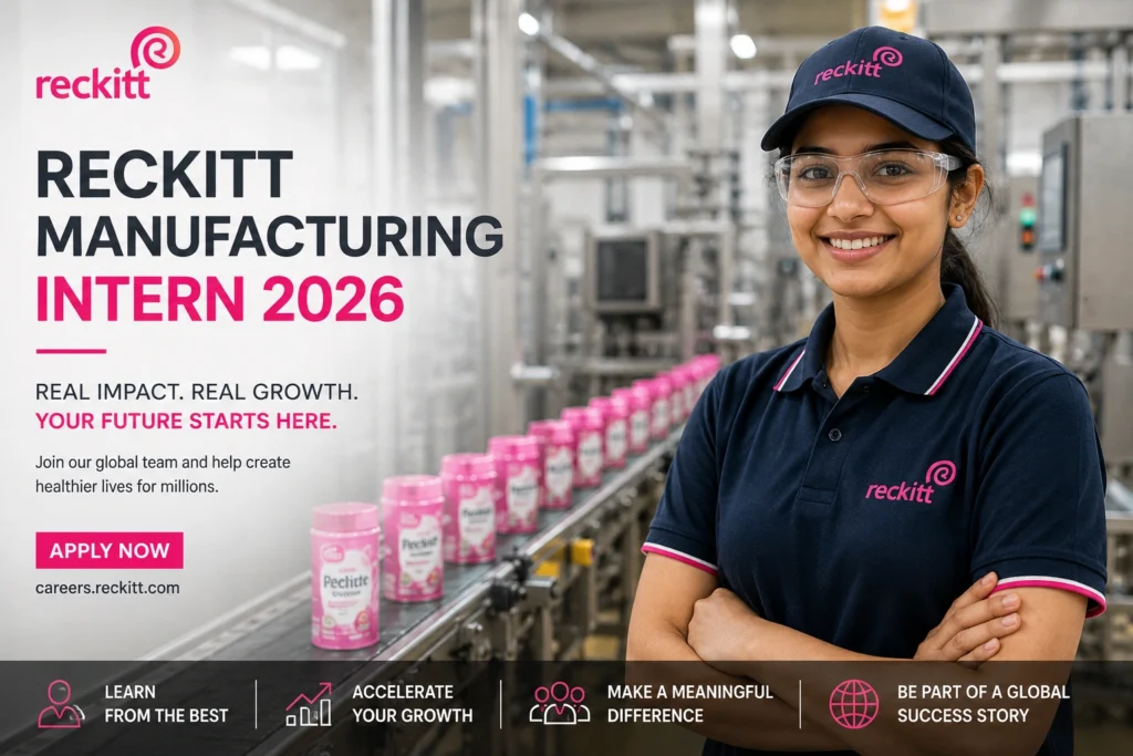 Reckitt Manufacturing Intern 2026
