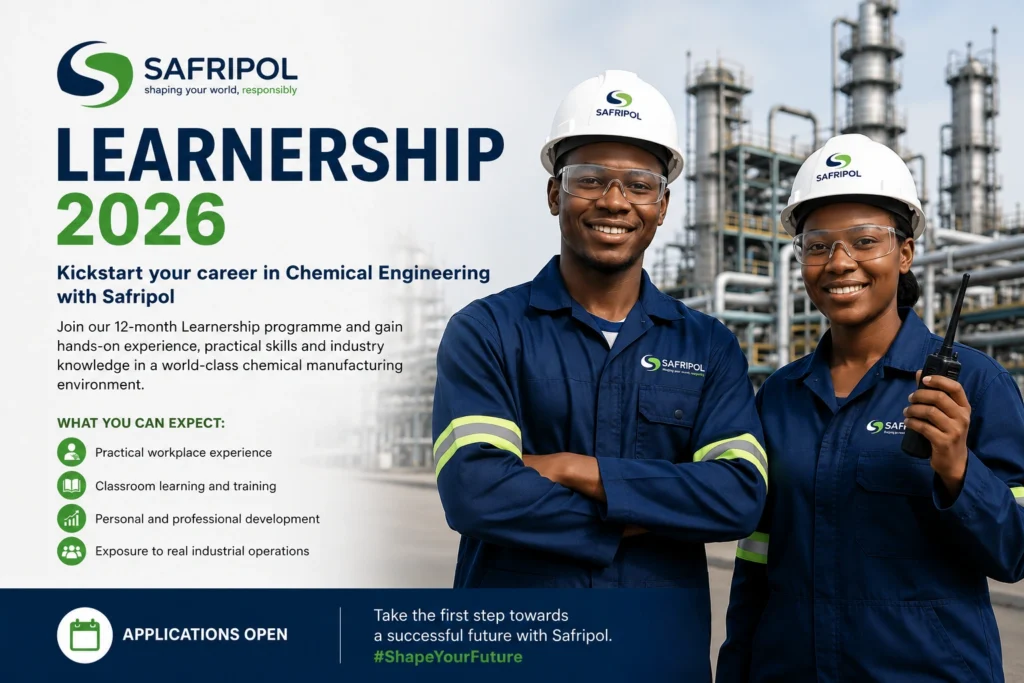 Safripol Learnership 2026 Safripol Learnership 2026