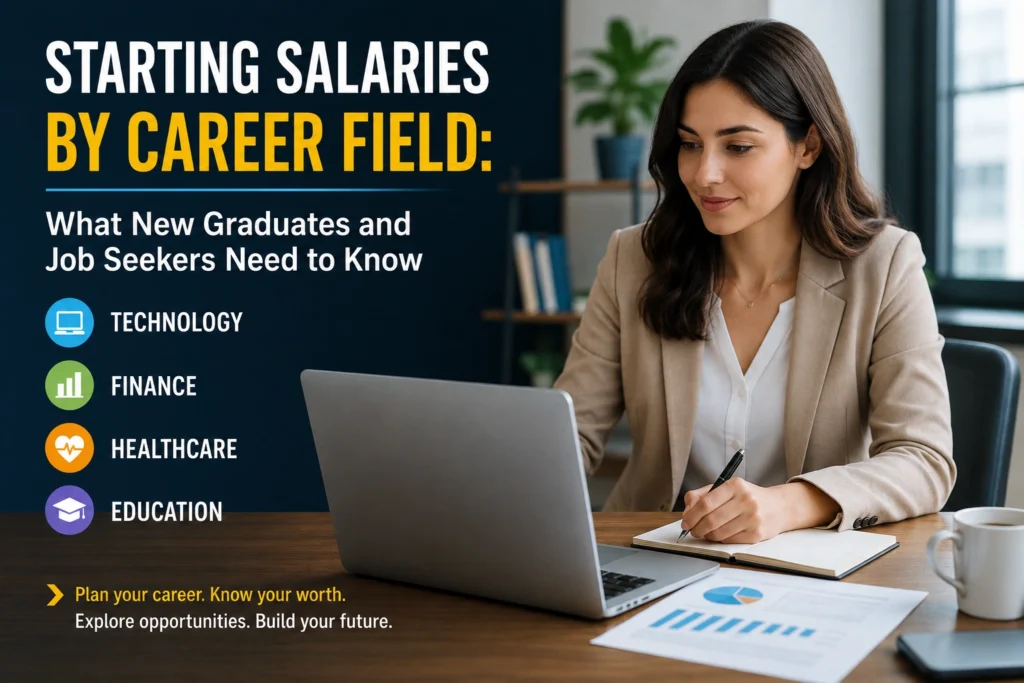 Starting Salaries by Career Field: