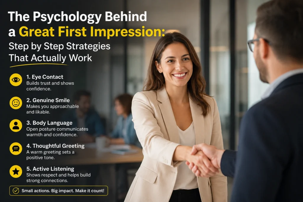 The Psychology Behind a Great First Impression