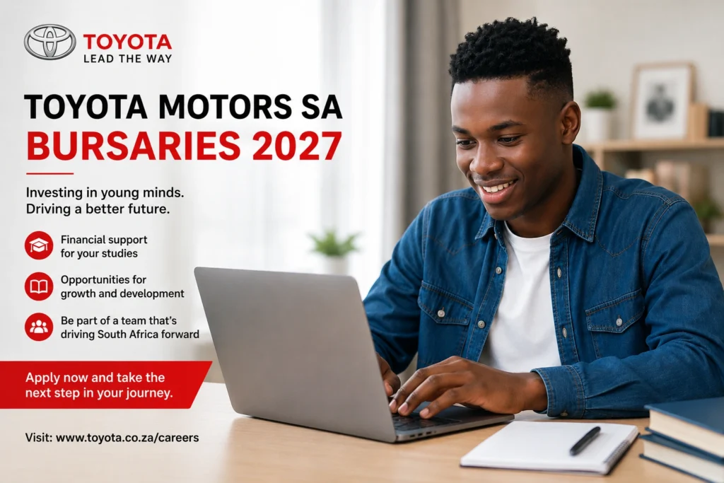Toyota Motors SA Bursaries 2027 Toyota Motors SA Bursaries 2027