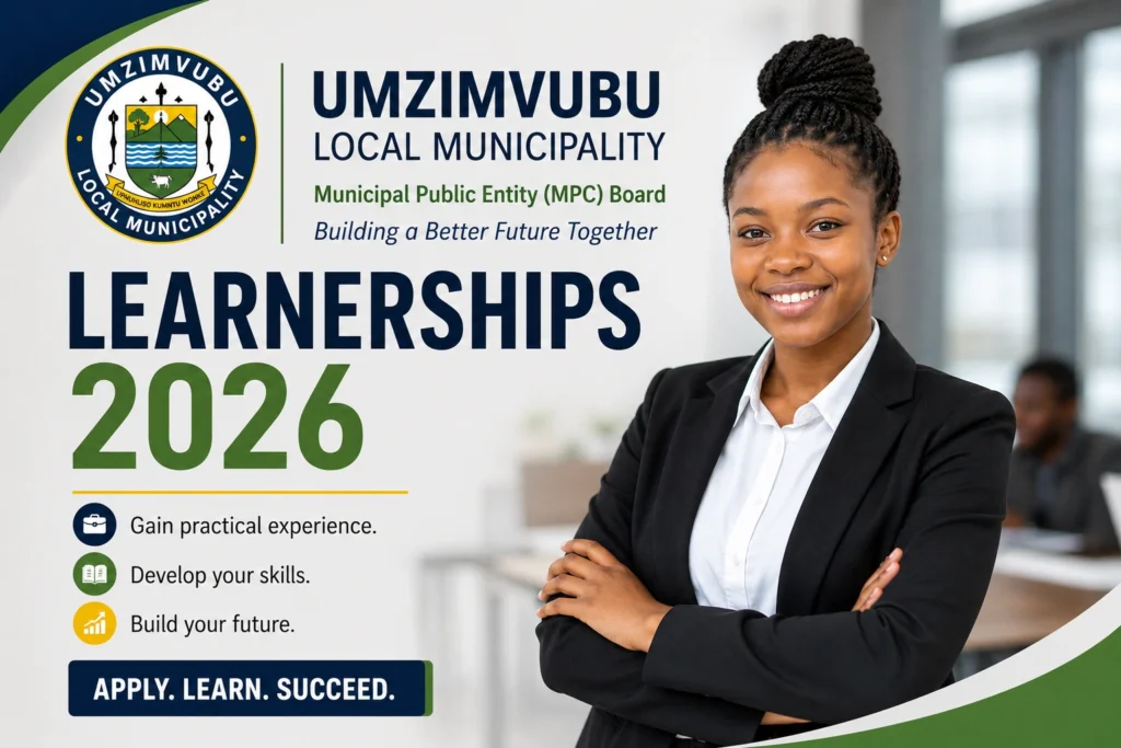 Umzimvubu Municipality Learnerships 2026