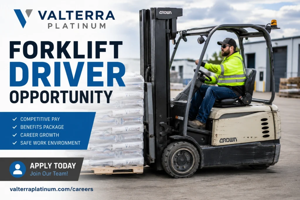 Valterra Platinum Forklift Driver