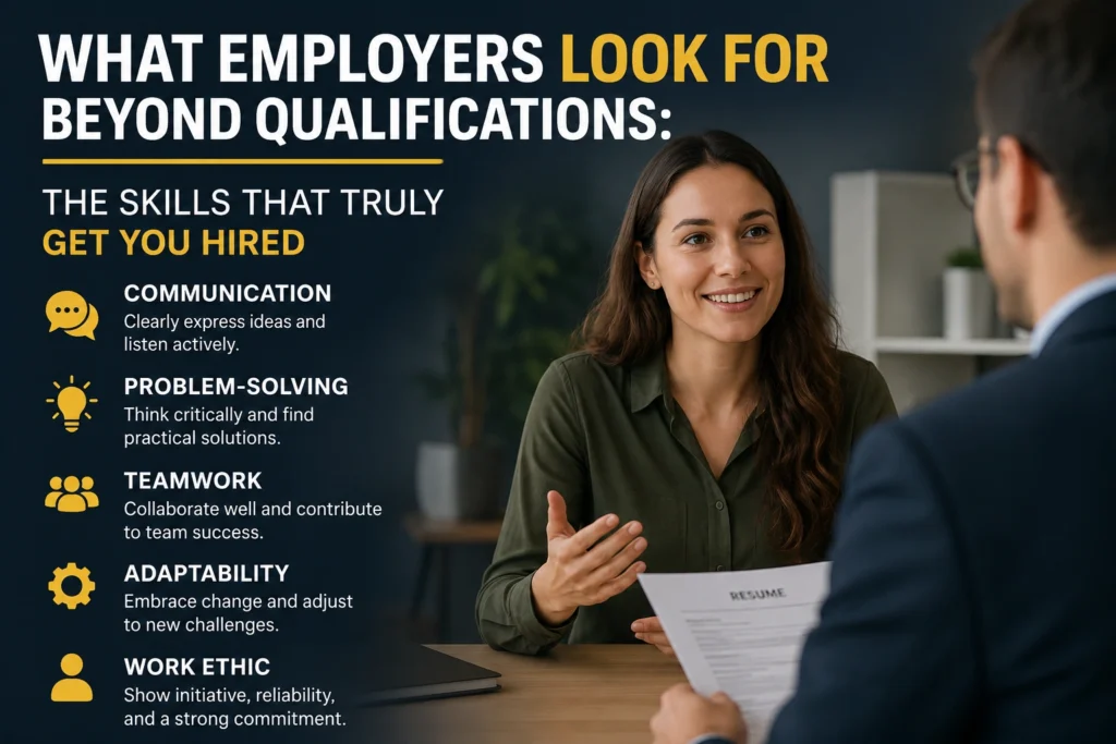 What Employers Look for Beyond Qualifications What Employers Look for Beyond Qualifications