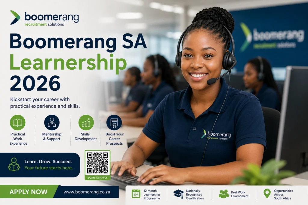 Boomerang SA Learnership 2026