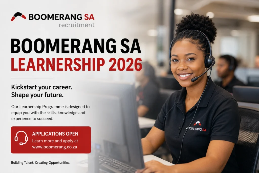 Boomerang SA Learnership 2026