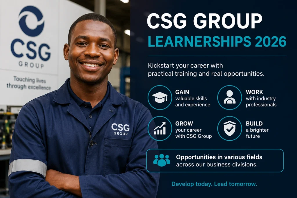 CSG Group Learnerships 2026