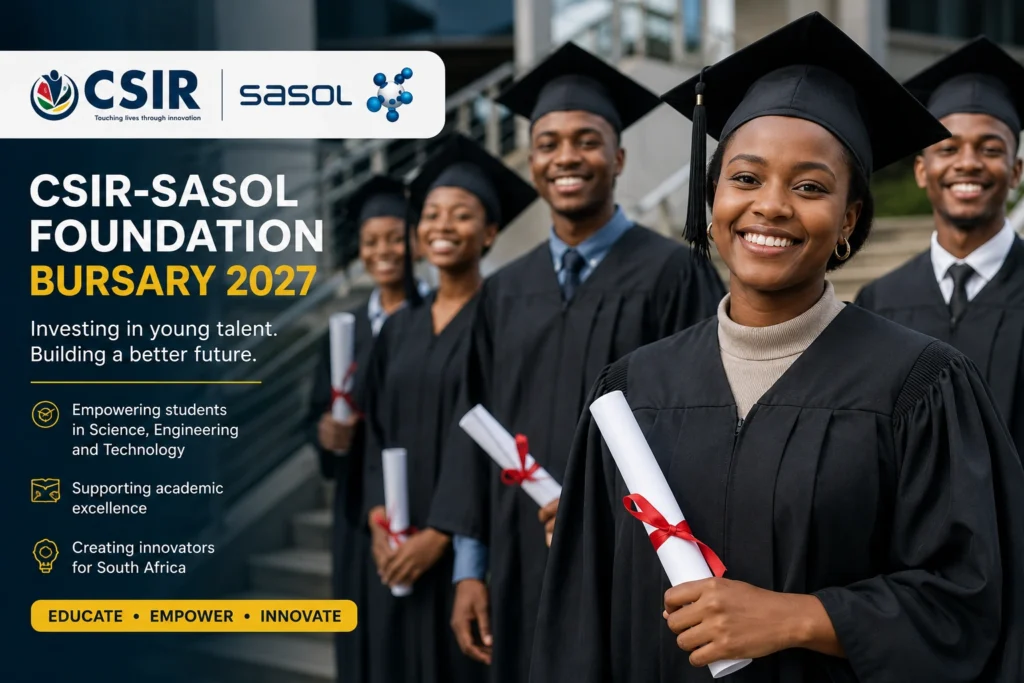 CSIR-Sasol Foundation Bursary 2027