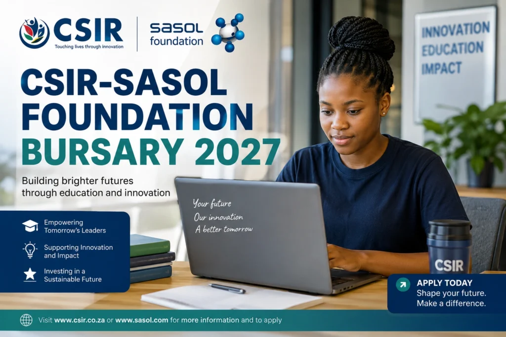 CSIR-Sasol Foundation Bursary 2027
