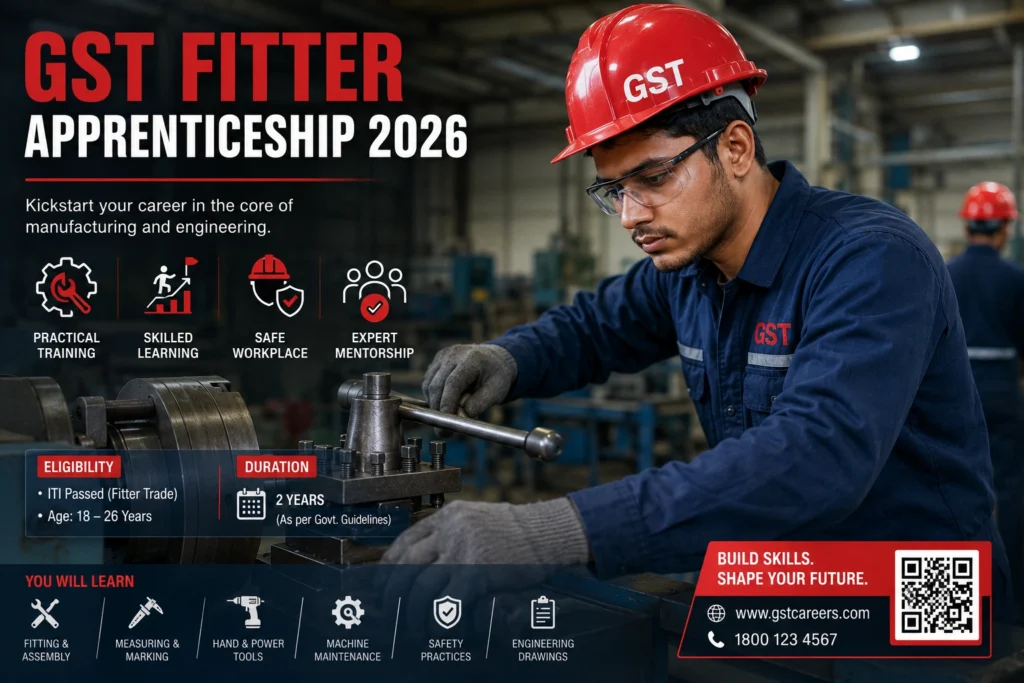 GST Fitter Apprenticeship 2026