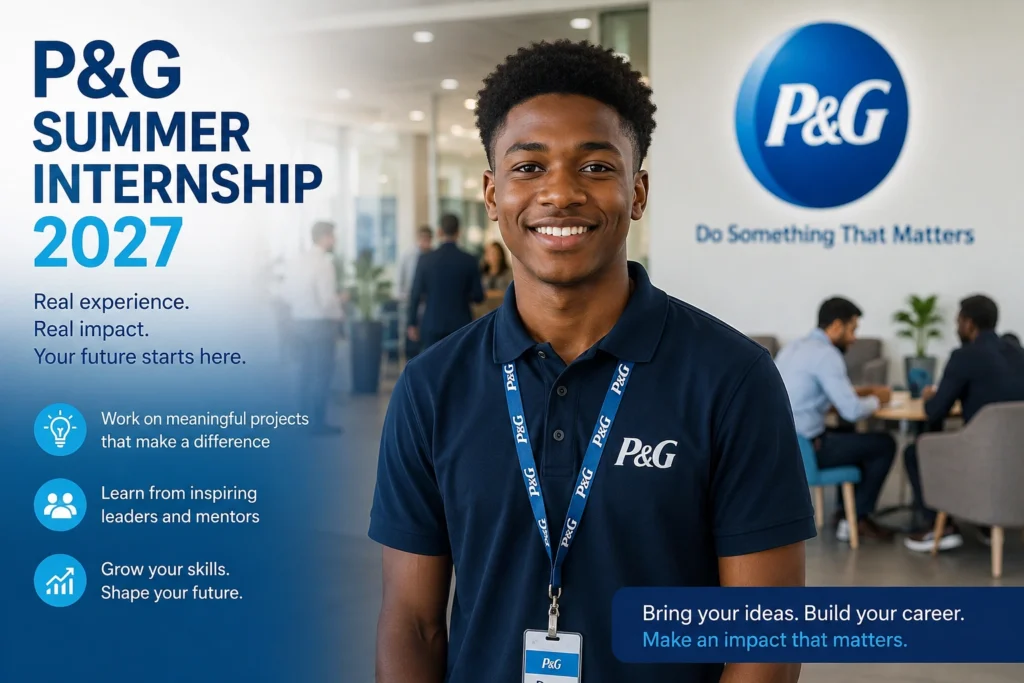 P&G Summer Internship 2027