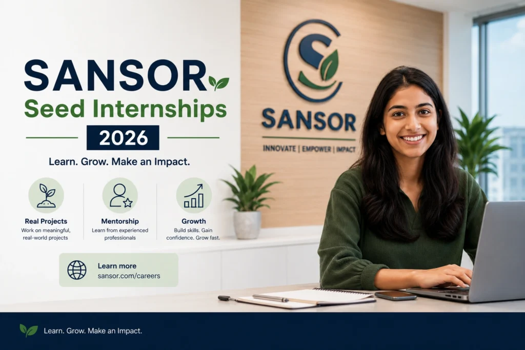 SANSOR Seed Internships 2026