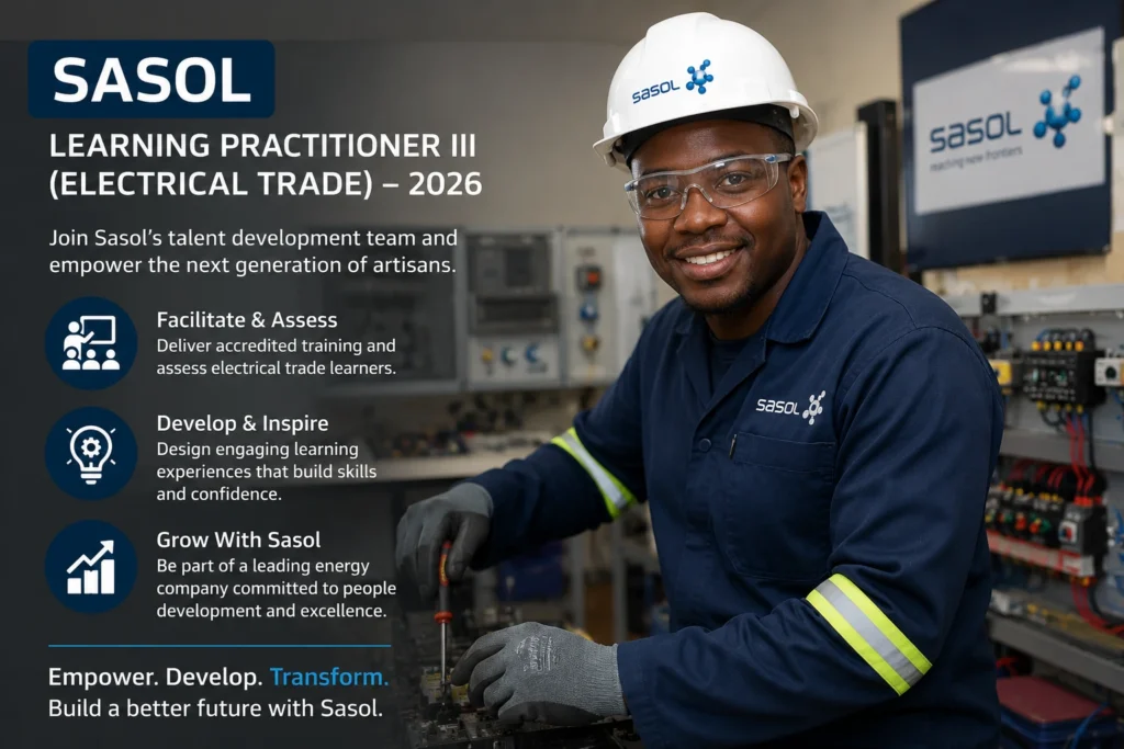Sasol Learning Practitioner III