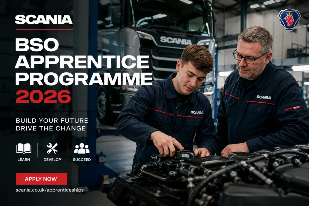 Scania BSO Apprentice Programme 2026