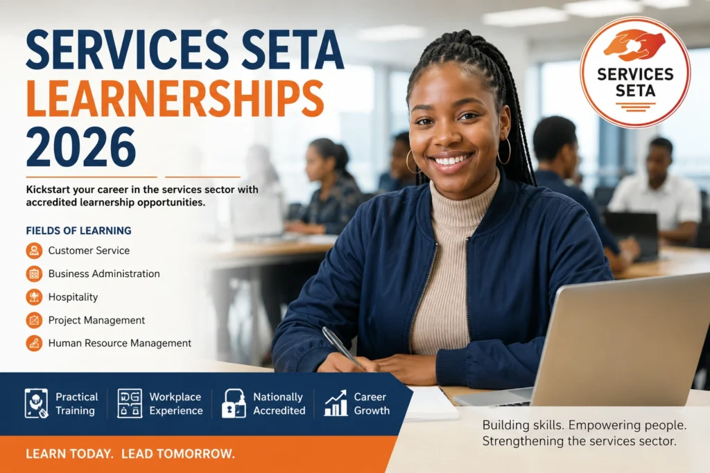 Services SETA Learnerships 2026 Services SETA Learnerships 2026